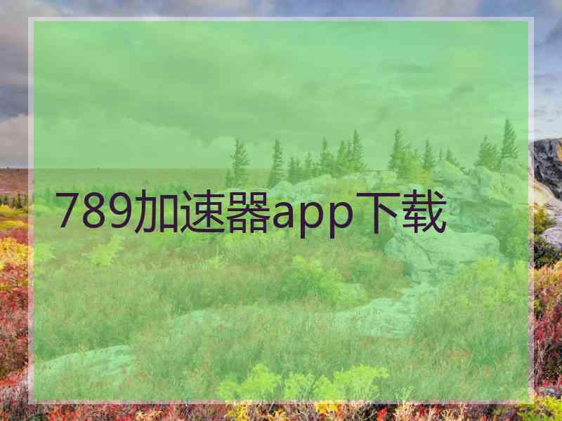 789加速器app下载