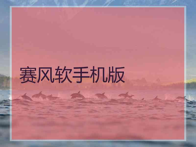 赛风软手机版