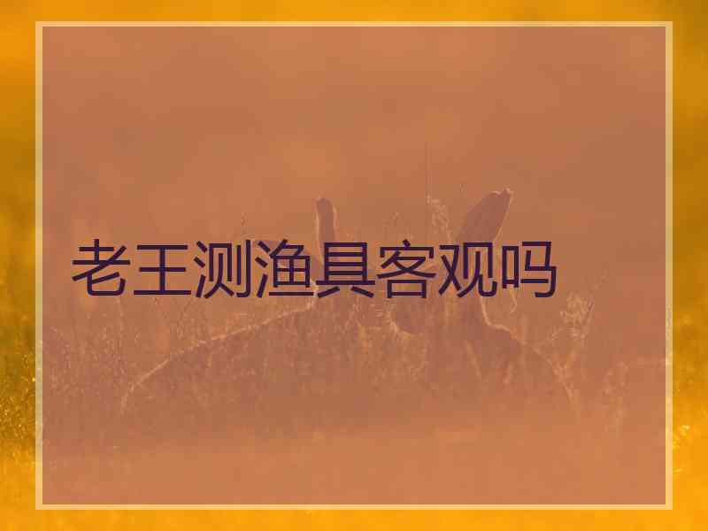 老王测渔具客观吗