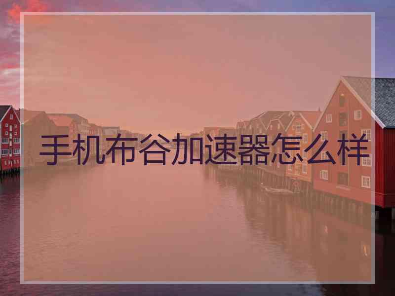手机布谷加速器怎么样