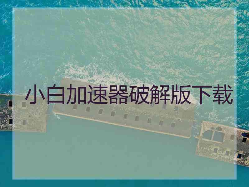 小白加速器破解版下载