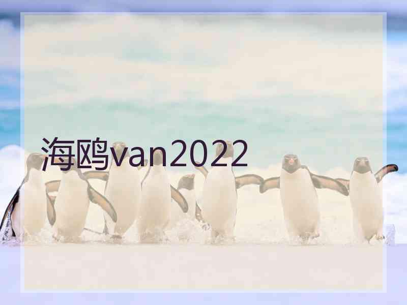 海鸥van2022
