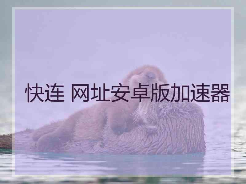 快连 网址安卓版加速器