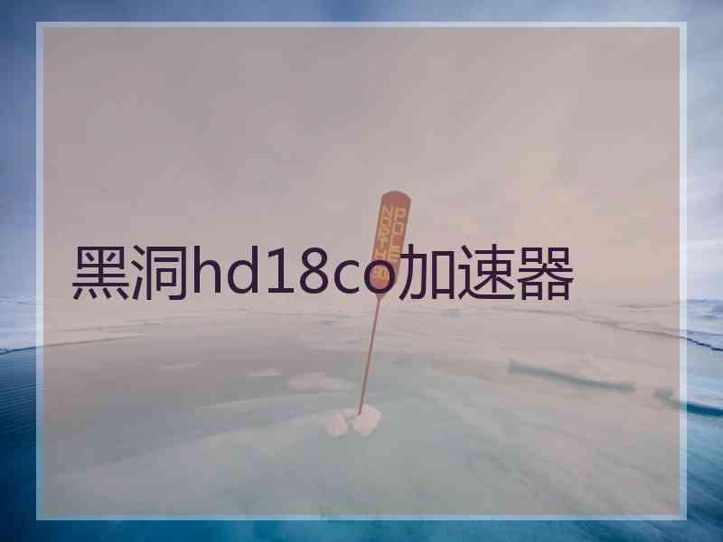 黑洞hd18co加速器