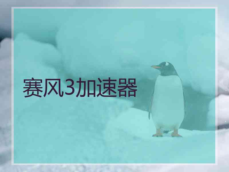 赛风3加速器