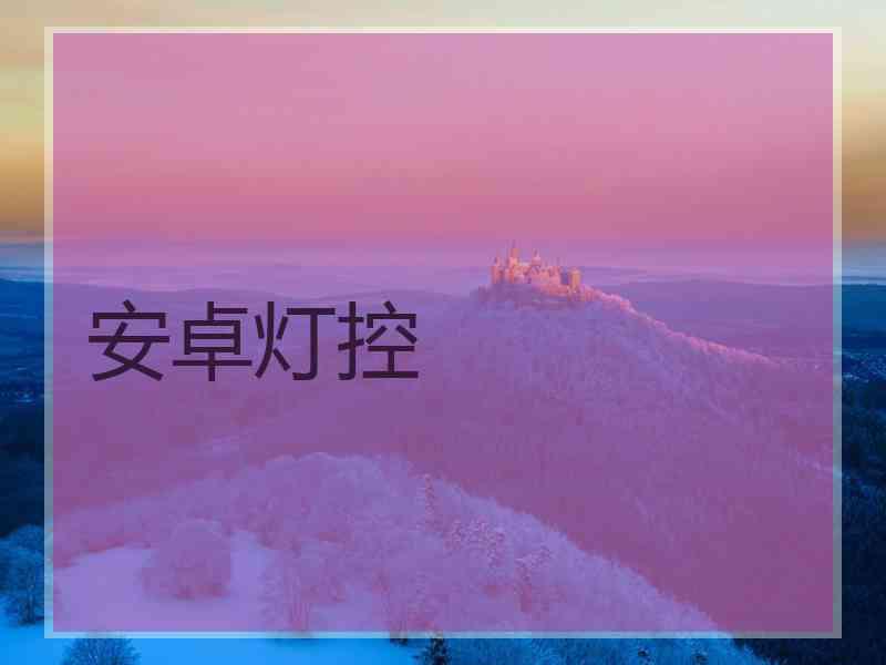 安卓灯控