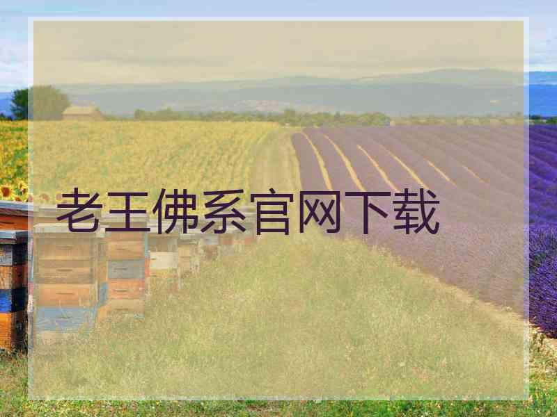 老王佛系官网下载