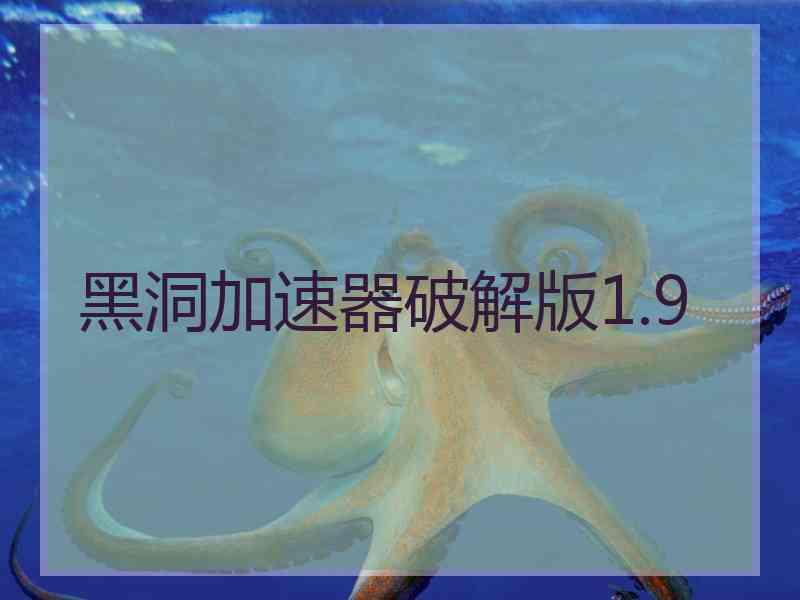 黑洞加速器破解版1.9