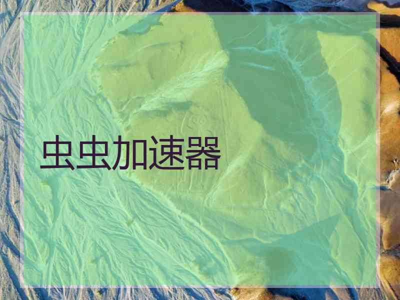 虫虫加速器