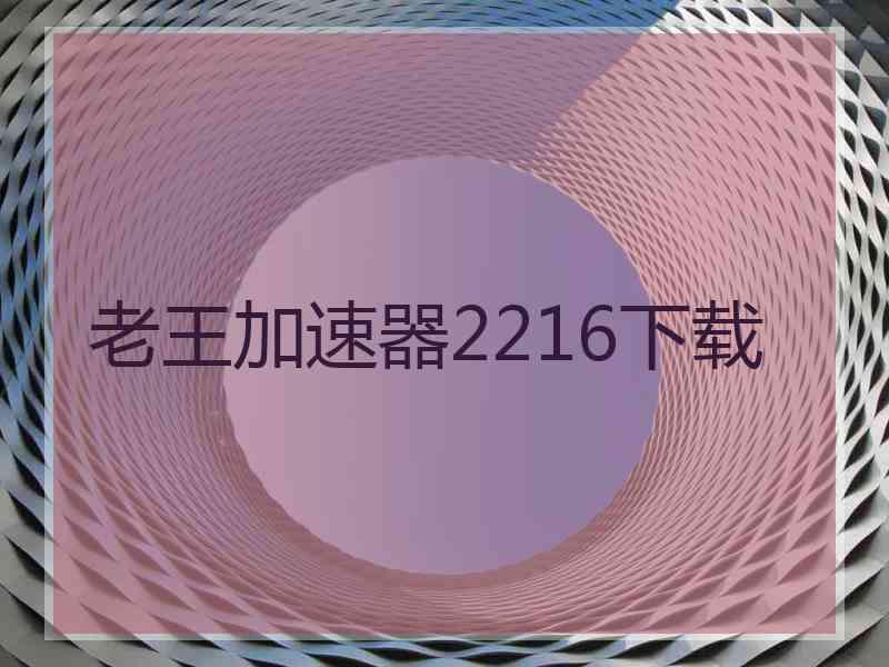 老王加速器2216下载