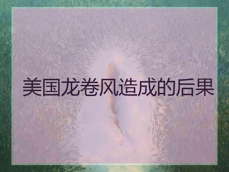 美国龙卷风造成的后果
