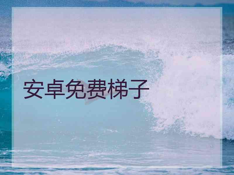 安卓免费梯子