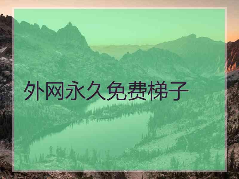 外网永久免费梯子