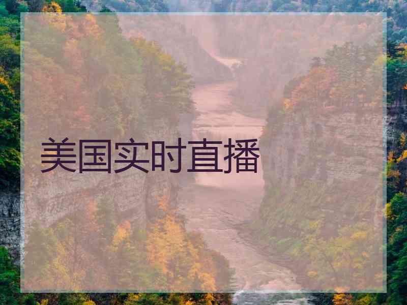 美国实时直播