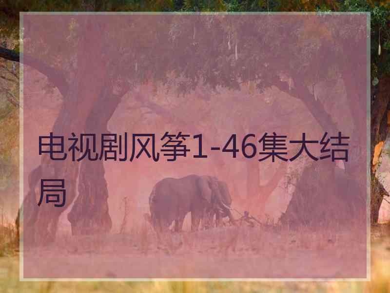 电视剧风筝1-46集大结局