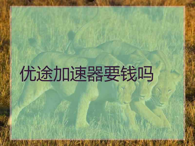 优途加速器要钱吗