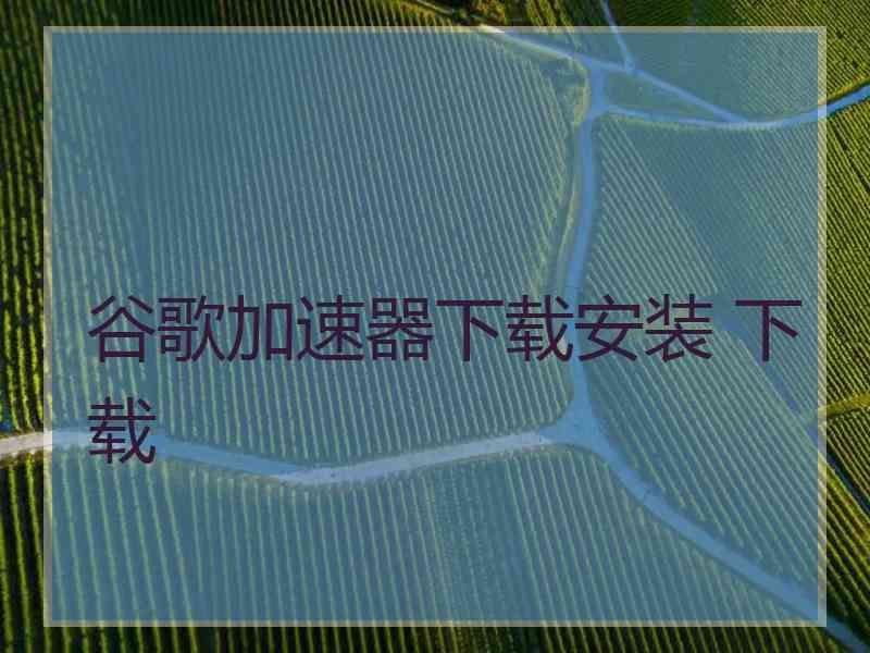 谷歌加速器下载安装 下载