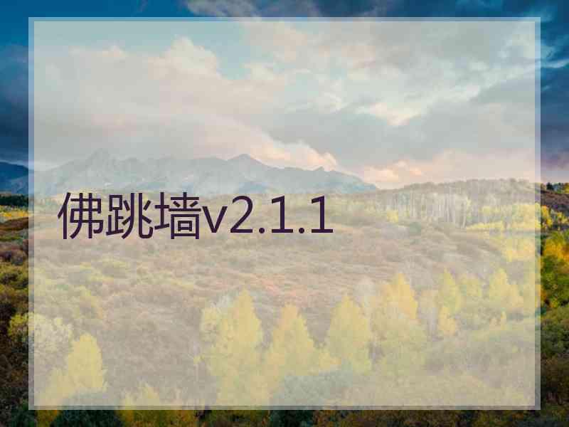 佛跳墙v2.1.1