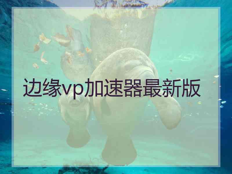 边缘vp加速器最新版