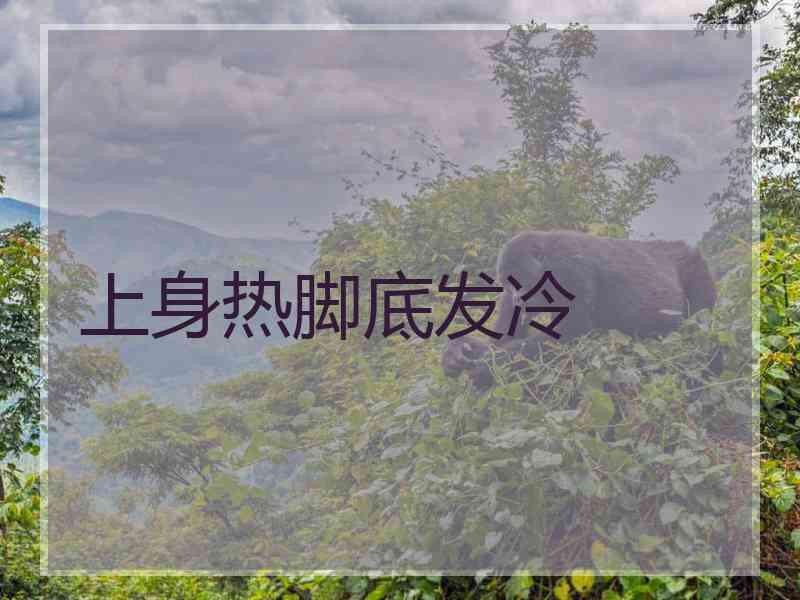 上身热脚底发冷