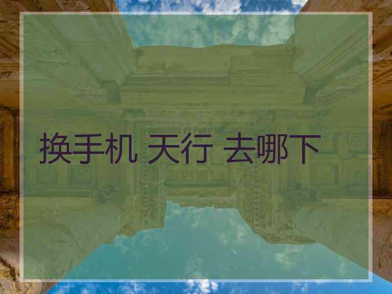 换手机 天行 去哪下