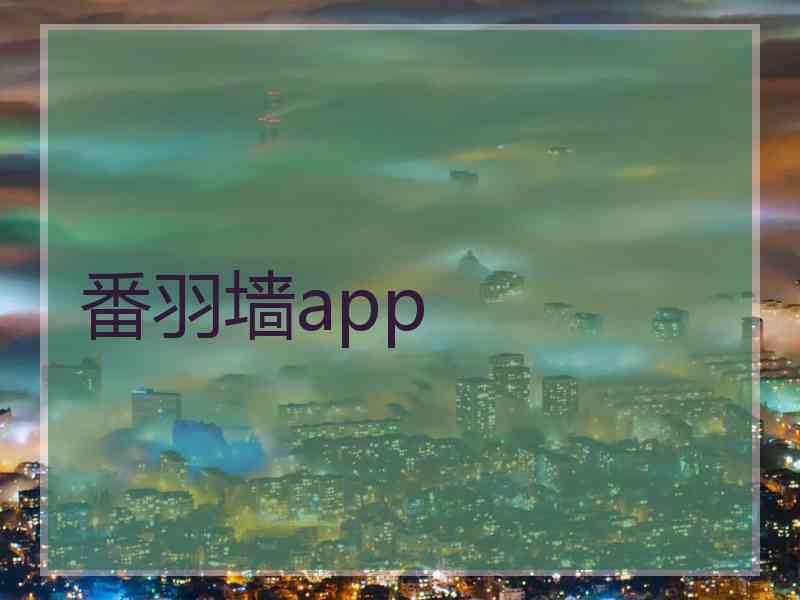 番羽墙app