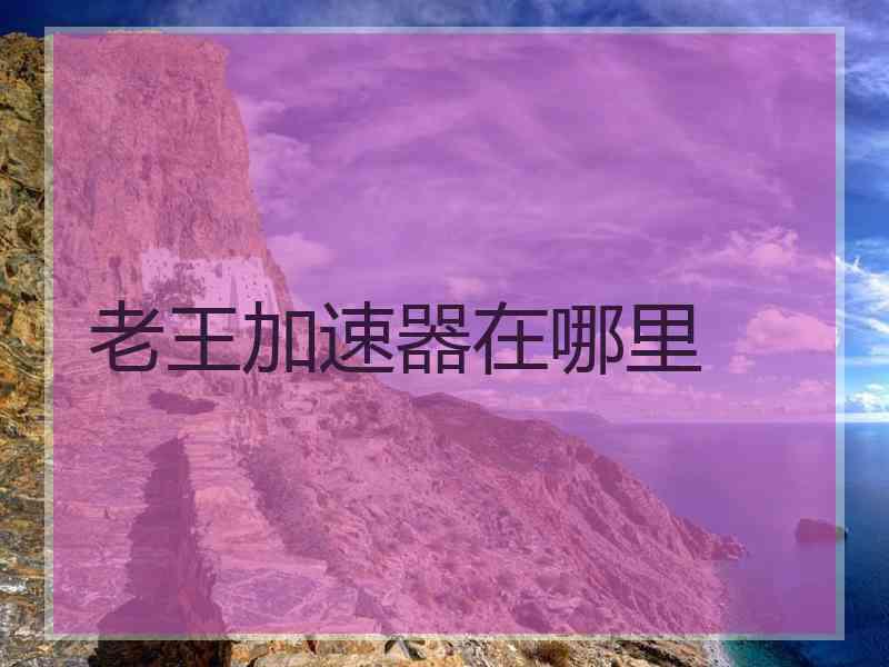 老王加速器在哪里