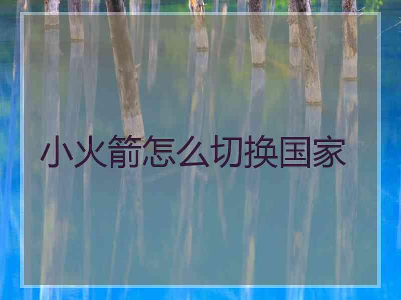 小火箭怎么切换国家