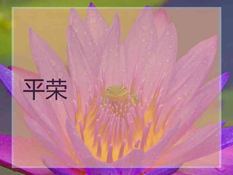 平荣
