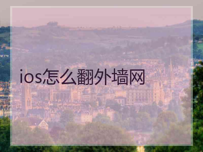 ios怎么翻外墙网
