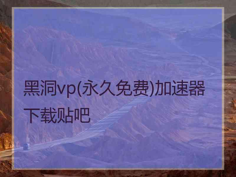 黑洞vp(永久免费)加速器下载贴吧