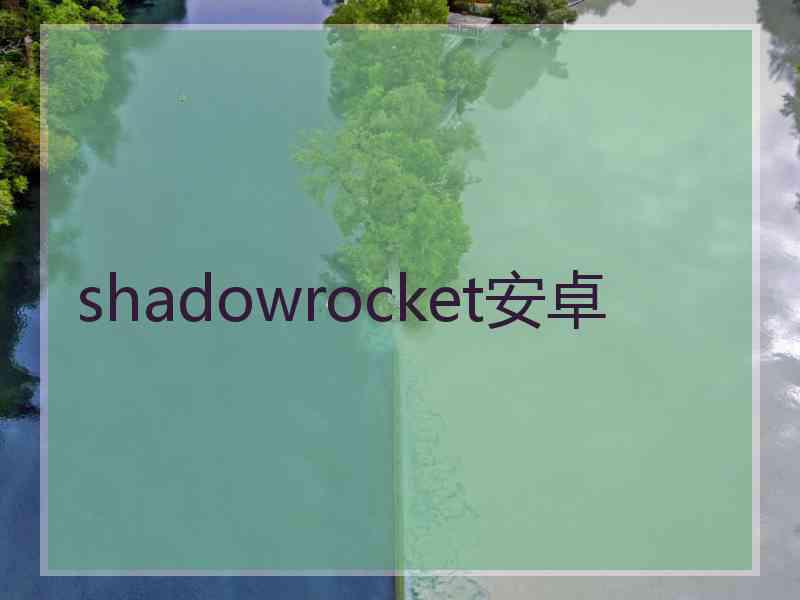shadowrocket安卓