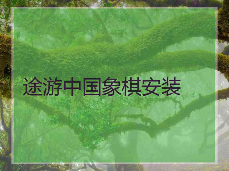 途游中国象棋安装