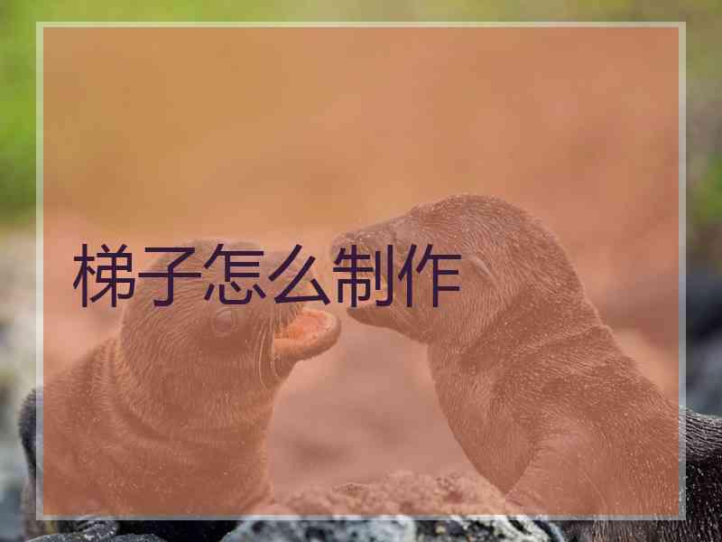 梯子怎么制作