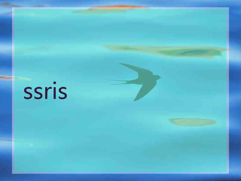 ssris