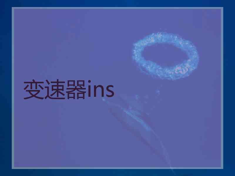 变速器ins