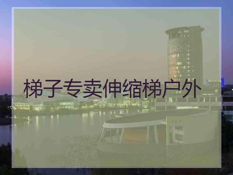 梯子专卖伸缩梯户外