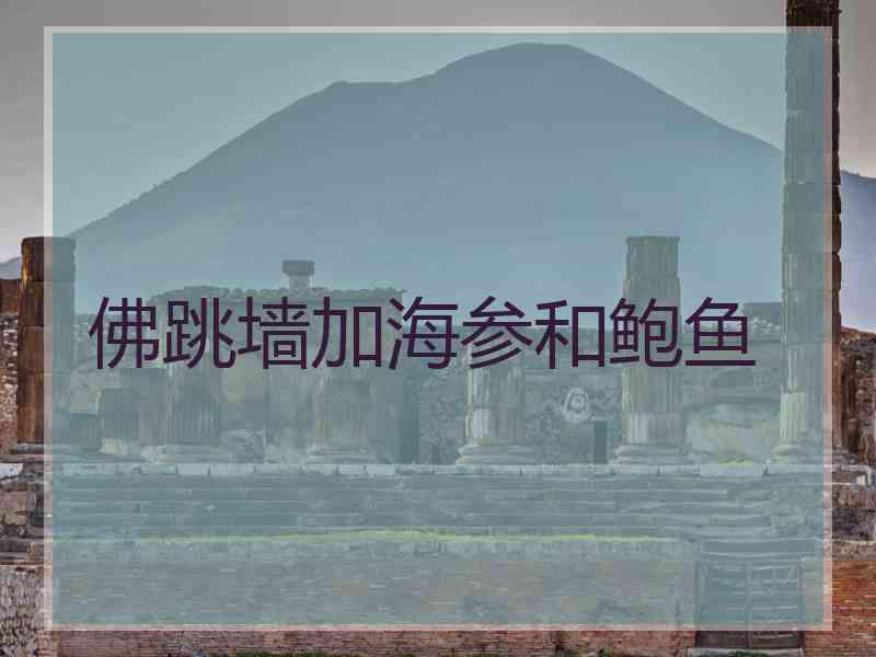 佛跳墙加海参和鲍鱼