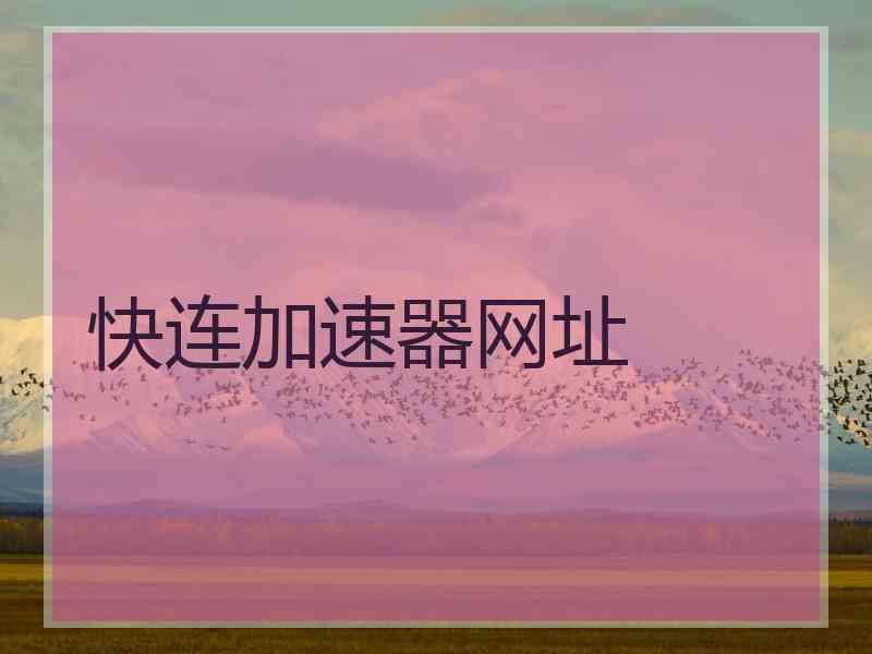 快连加速器网址