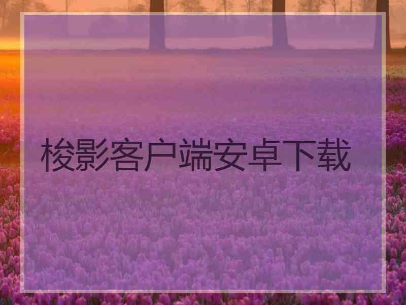 梭影客户端安卓下载