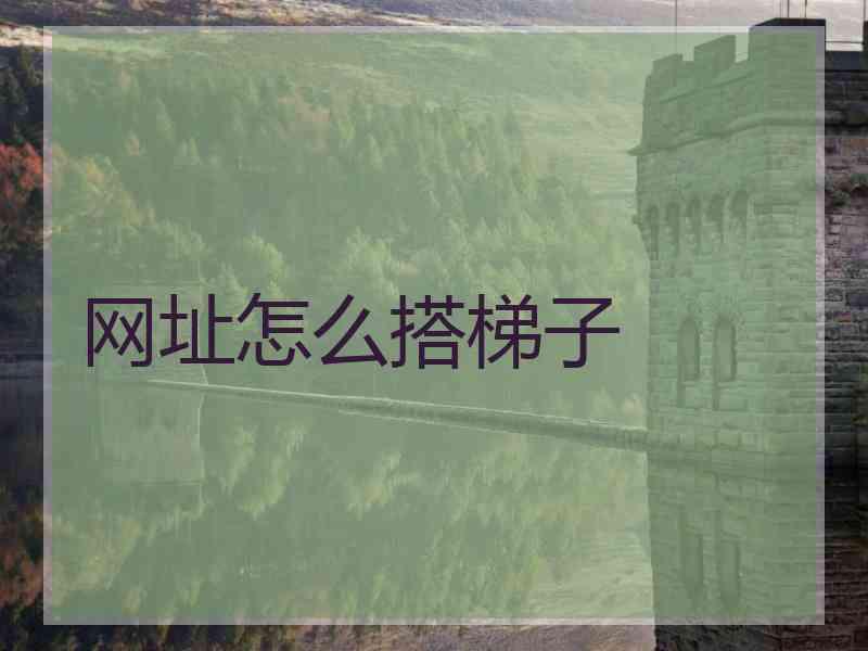 网址怎么搭梯子