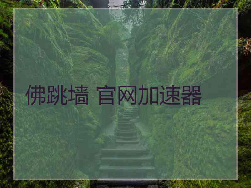佛跳墙 官网加速器