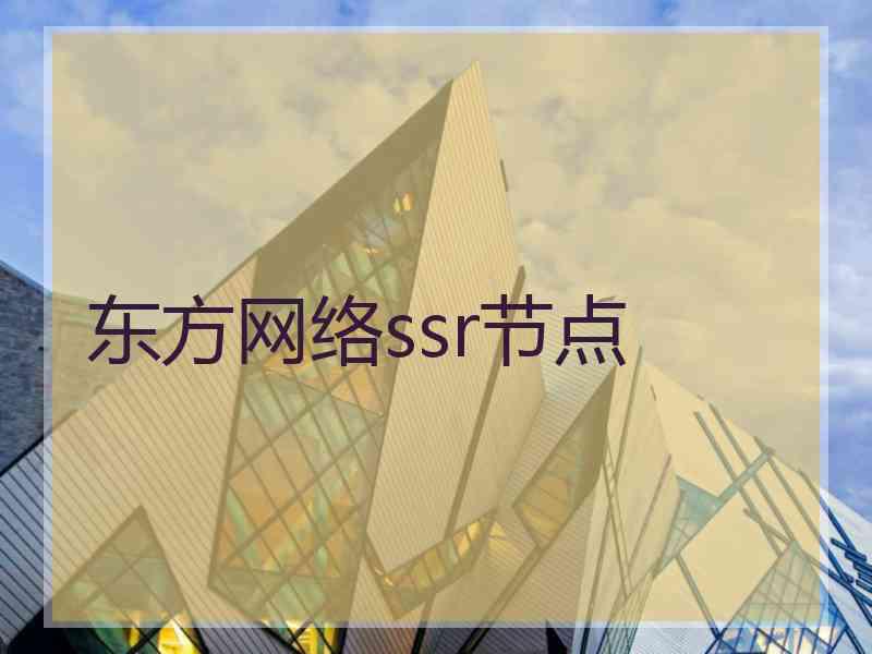 东方网络ssr节点