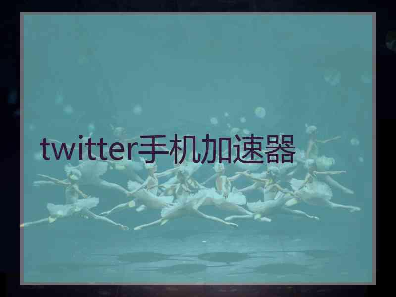 twitter手机加速器