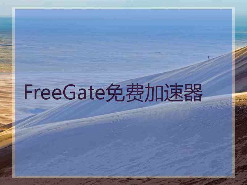 FreeGate免费加速器