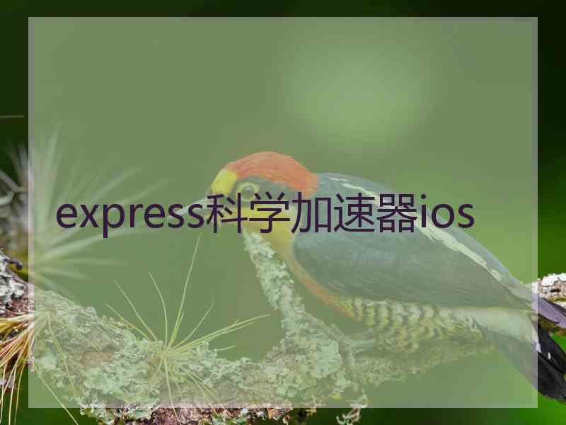 express科学加速器ios