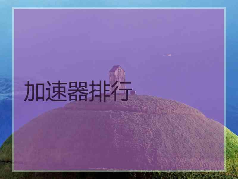 加速器排行